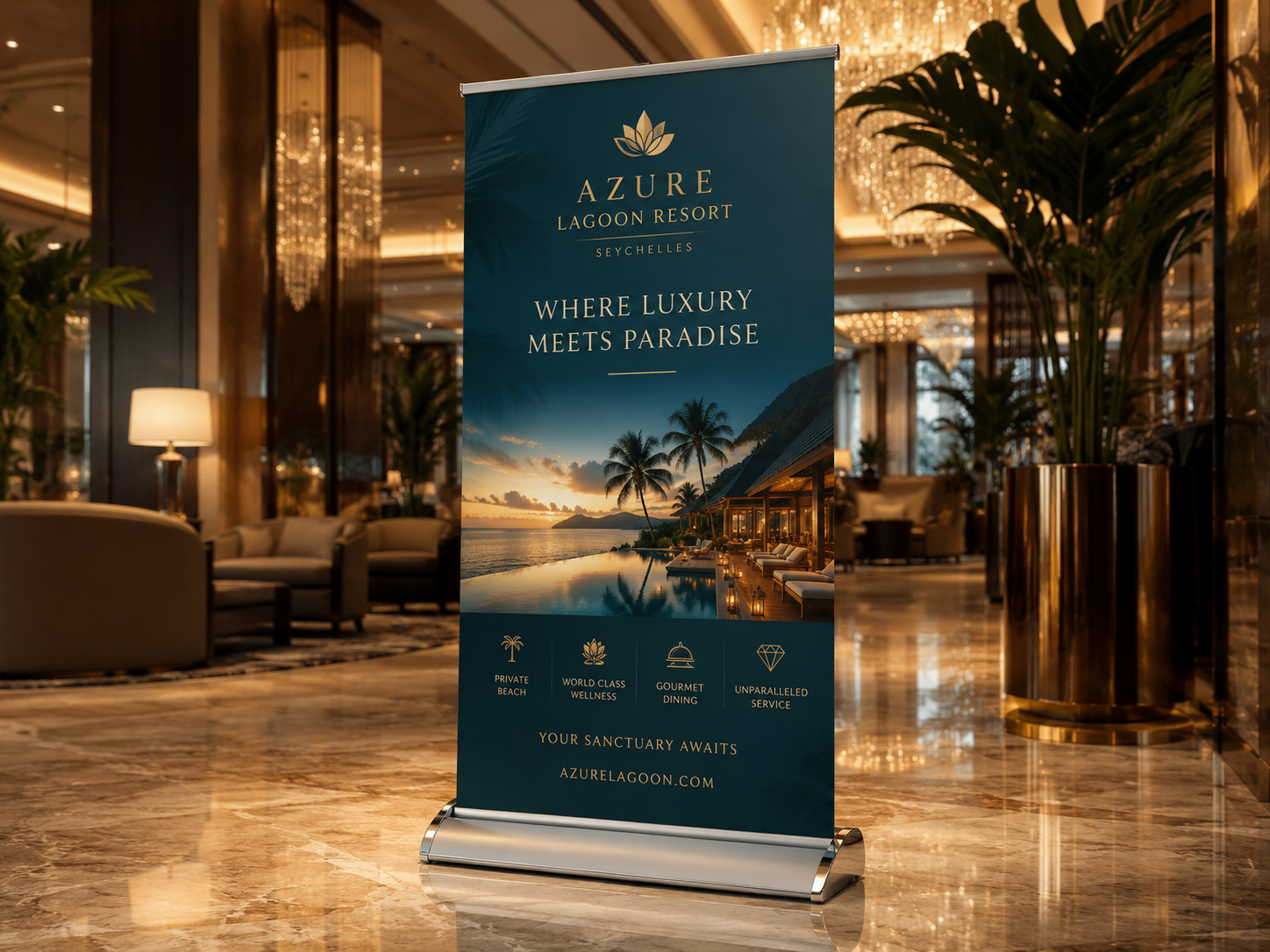 Roll-up Luxury monofacciale