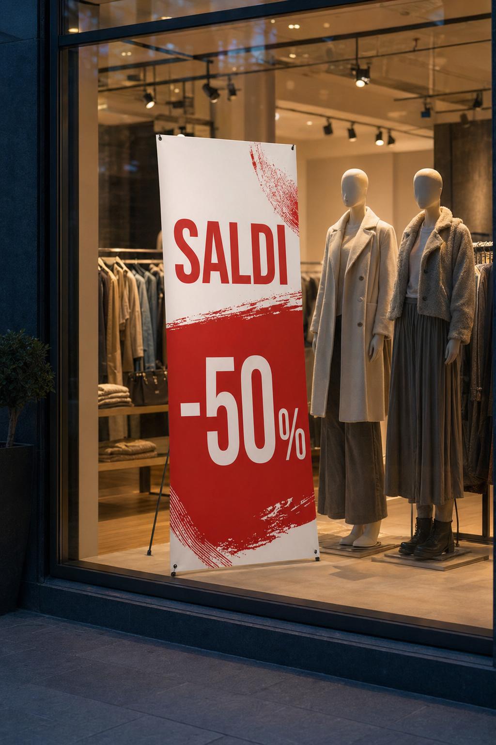 X-Banner espositore retail