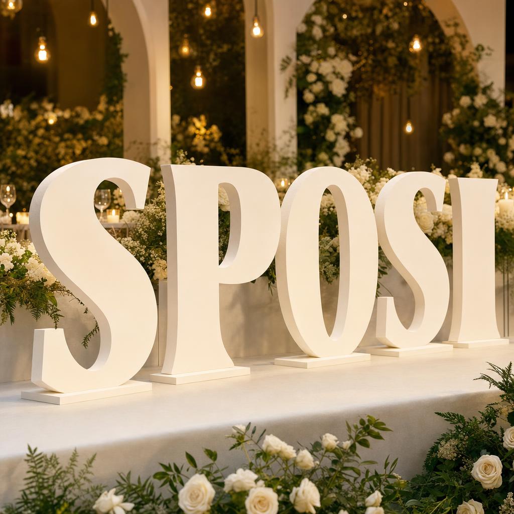 Lettere e Scritte 3D Personalizzate