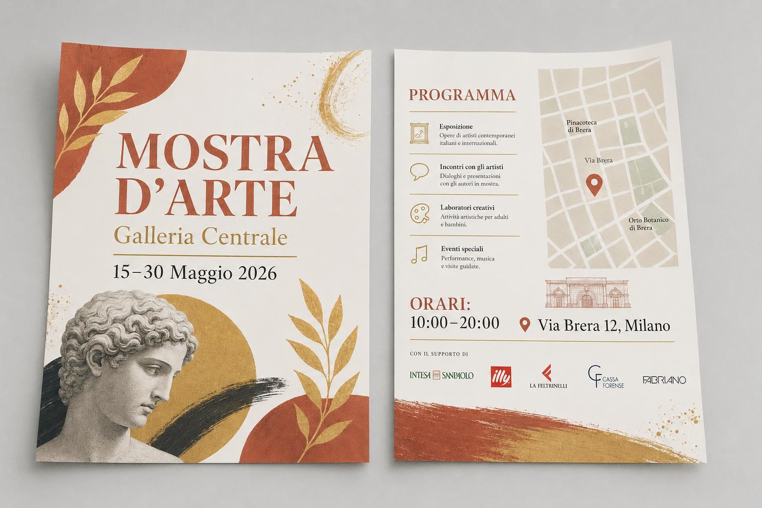 Locandine A3 (fronte e retro)