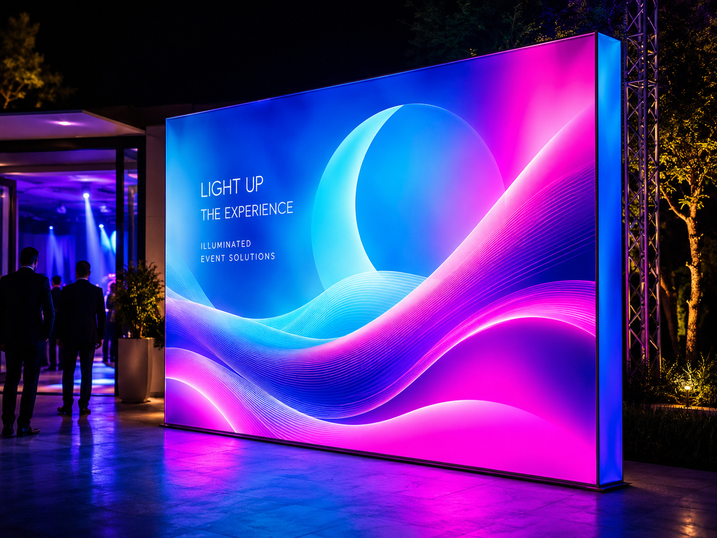 Telo banner retroilluminabile
