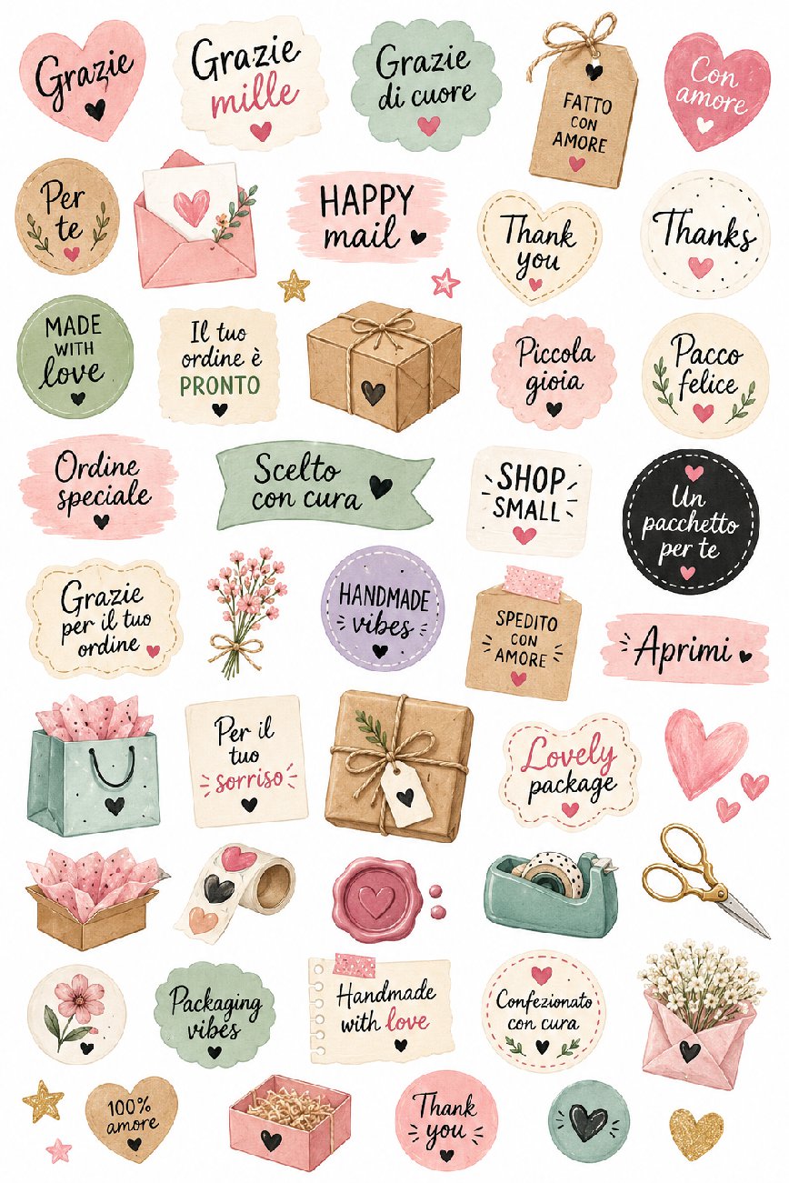 Fogli Stickers a Tema